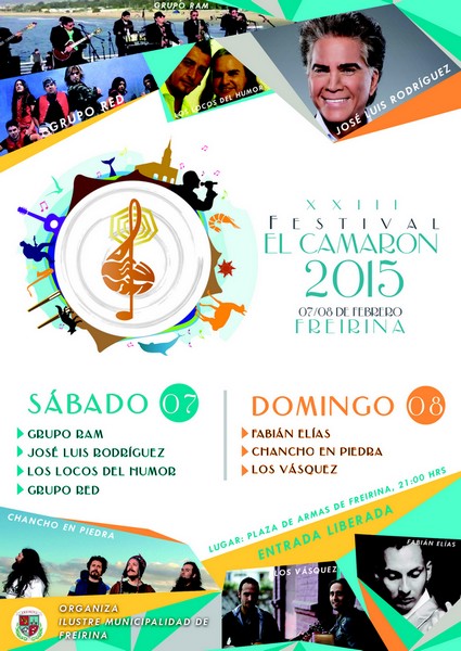 Todo listo para una nueva versión del Festival El Camarón 2015 de Freirina