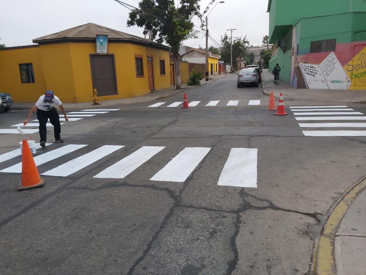 Dirección de Tránsito de Vallenar  vela por la seguridad peatonal