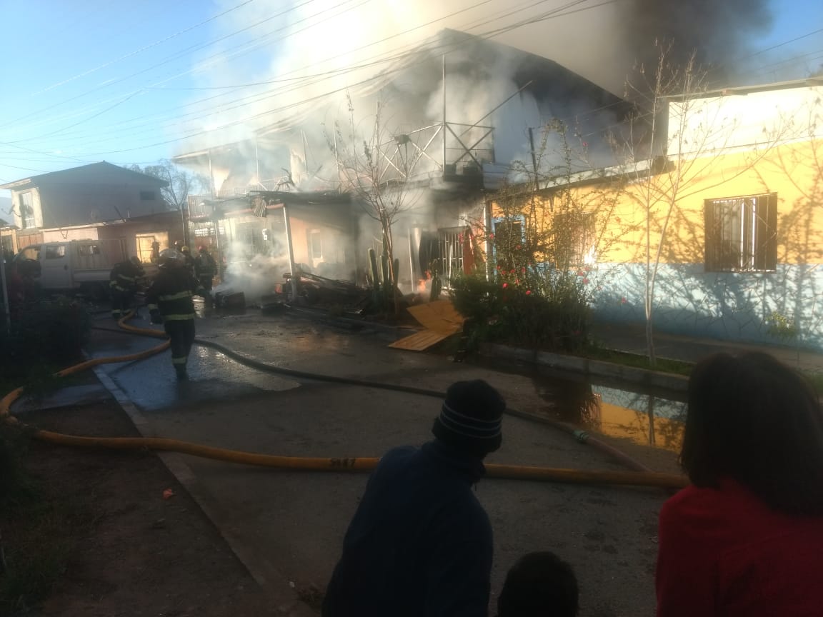 Municipio de Vallenar realizó reunión de emergencia  para ayudar a las familias afectadas por incendio