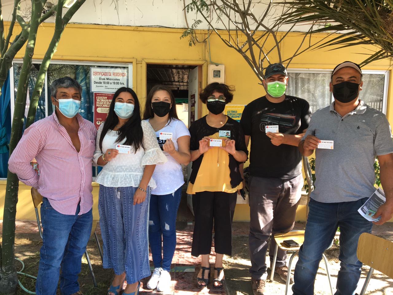 Funcionarios de la Junta de vigilancia de la cuenca del río Huasco se han vacunado contra el covid-19