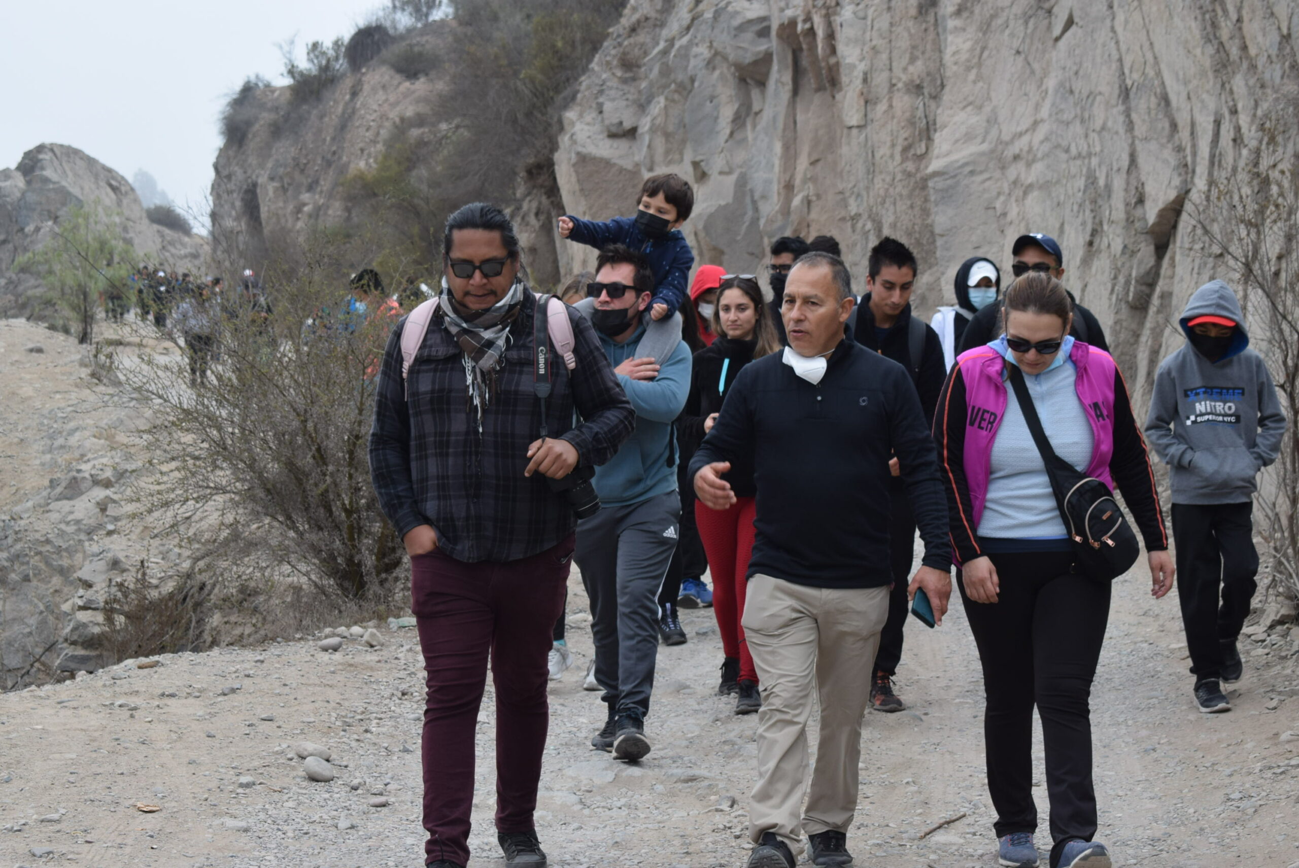 Con el lema ¡Es tiempo de activarse! municipio de Vallenar realizó caminata recreativa hacia el sector de El Jilguero