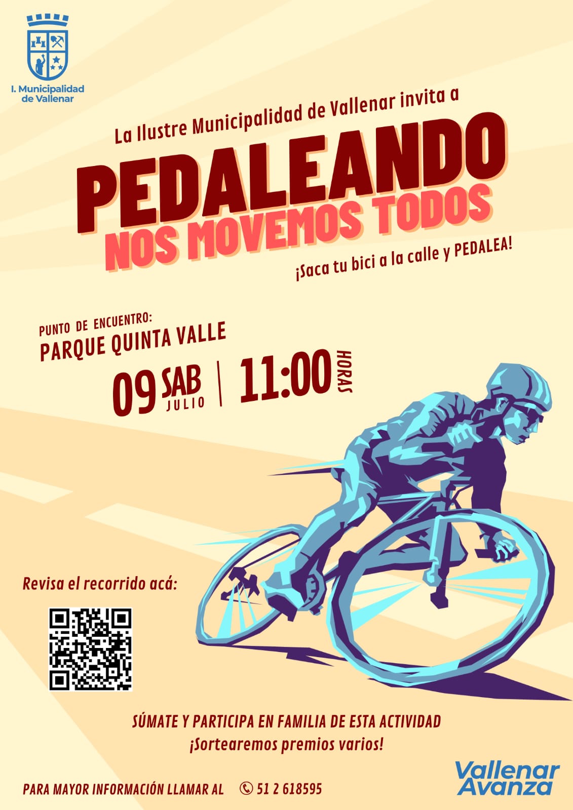 Organizan jornada pedalera en Vallenar