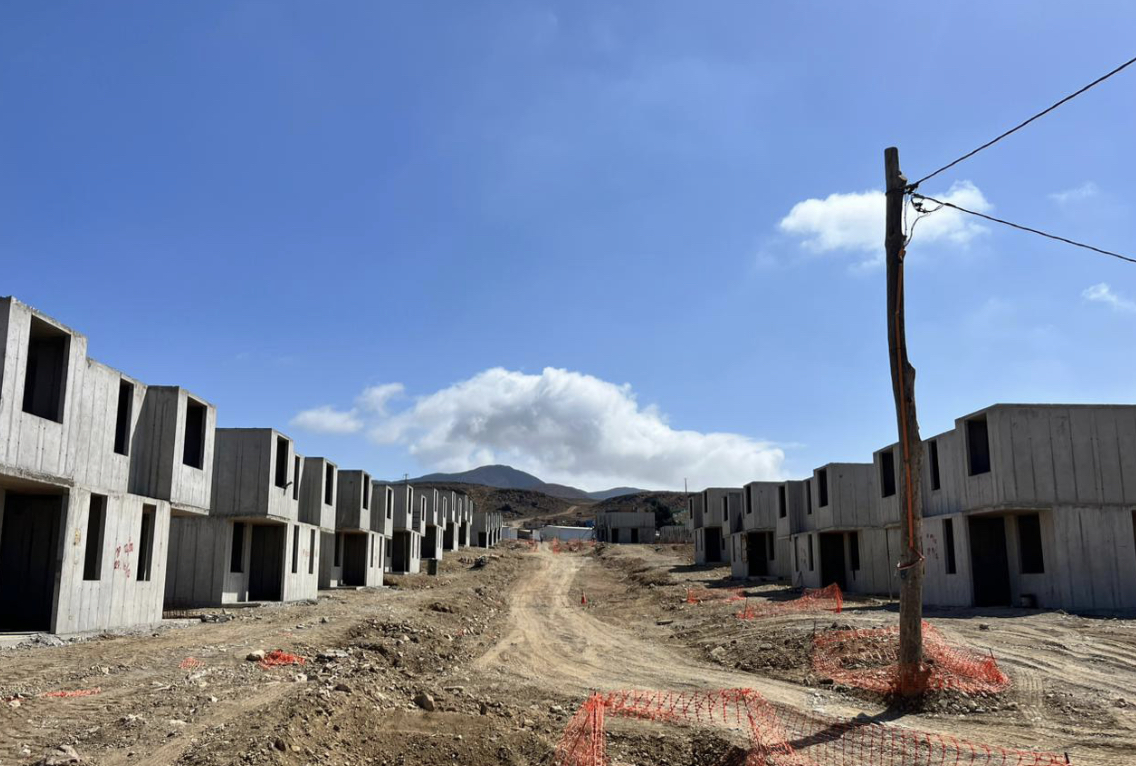 Un 37% de avance en obras presenta el nuevo conjunto habitacional “Hacienda Bellavista” para 277 familias de Huasco