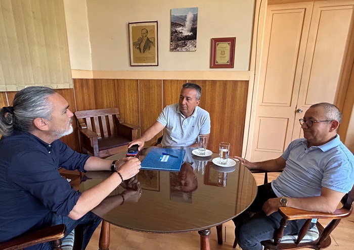 Dirigentes del nuevo proyecto deportivo de Vallenar para el futbol profesional  se reunieron con Delegado Presidencial del Huasco