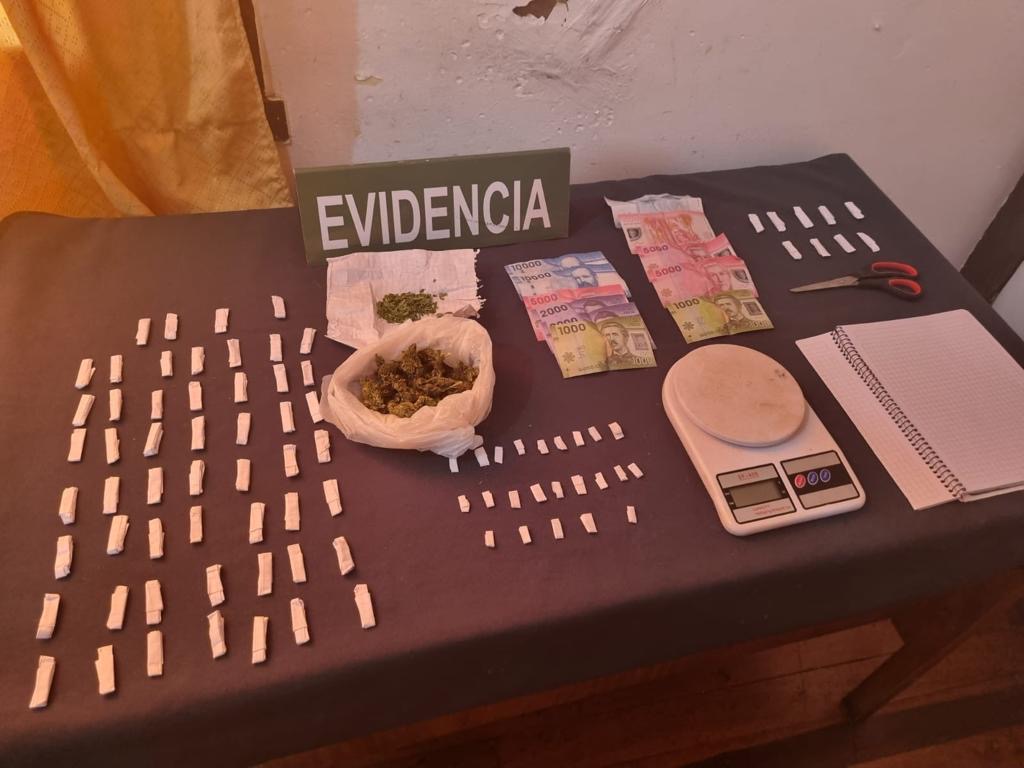 Carabineros sacó de circulación a 5 sujetos que se dedicaban al microtráfico de drogas en Huasco y Freirina