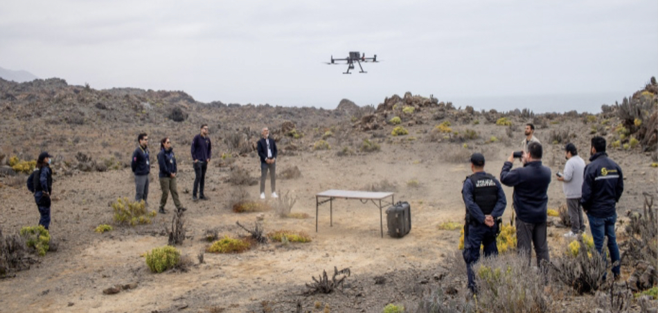 Con sistema de dron fiscalizan borde costero en la provincia del Huasco