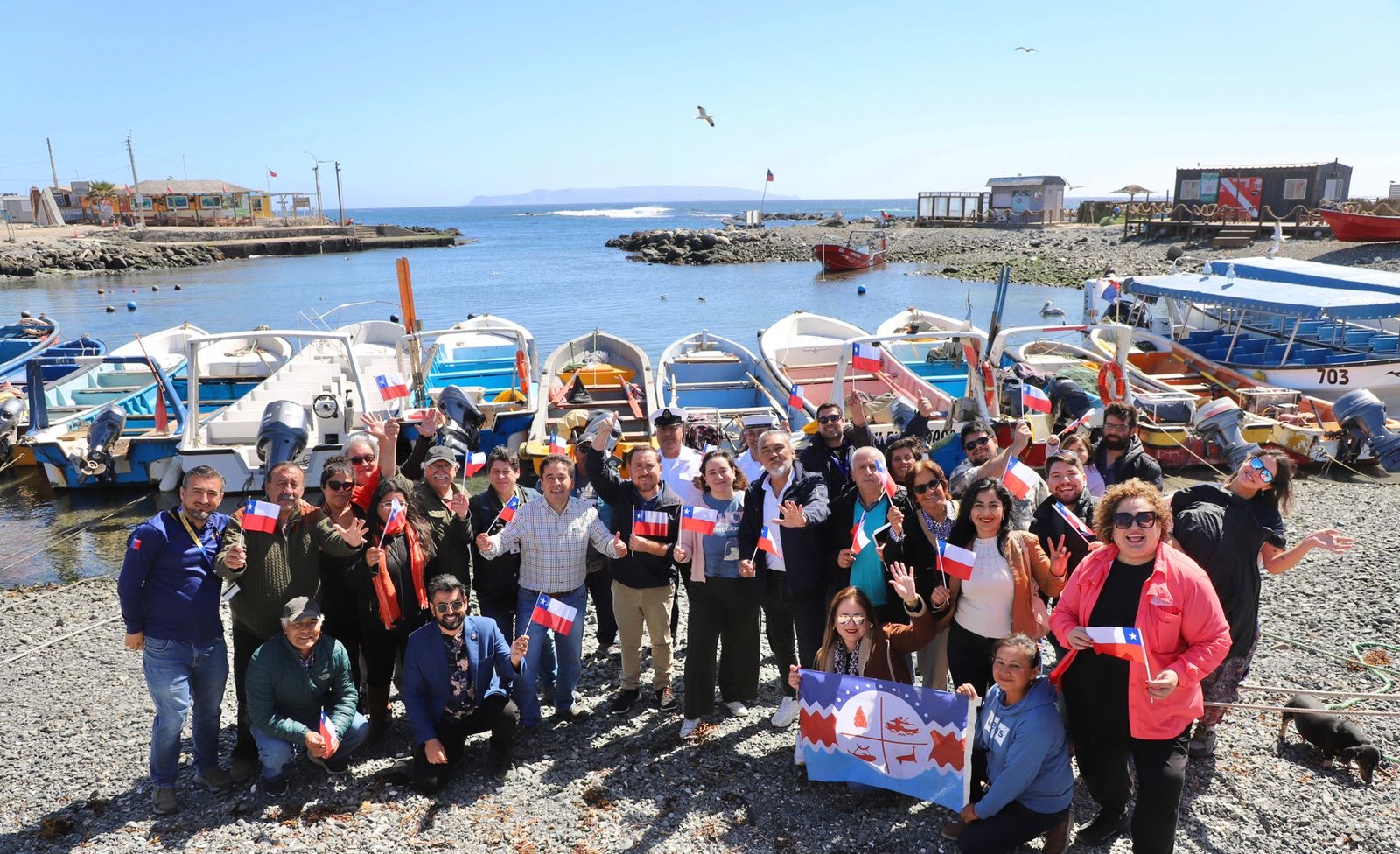 Autoridades de Atacama y comunidad de Chañaral de Aceituno celebran ampliación del área marina costera protegida de múltiples usos Archipiélago de Humboldt